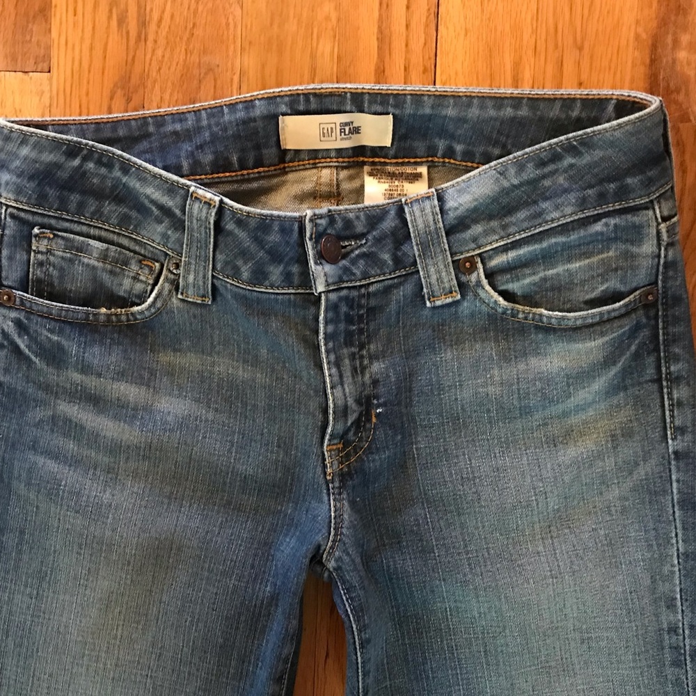GAP Curvy Flare Stretch Sz 4 - Picture 5 of 10